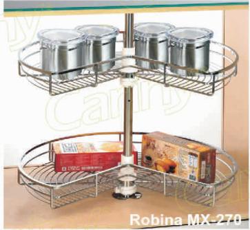 Mâm xoay 270 inox sợi tròn - Cariny