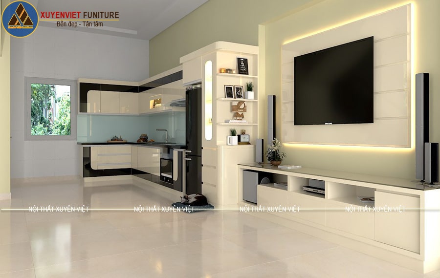 Mẫu tủ bếp đẹp hiện đại chị Oanh - Hải Phòng có video review