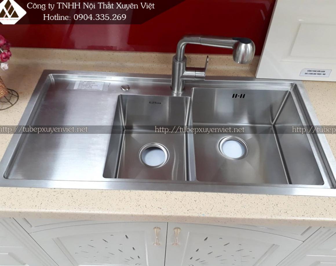 CHẬU RỬA ĐÔI GJS 9548L - INOX 304 (KOREAN)