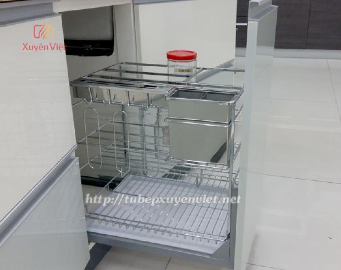 Giá dao thớt inox sợi vuông DTS