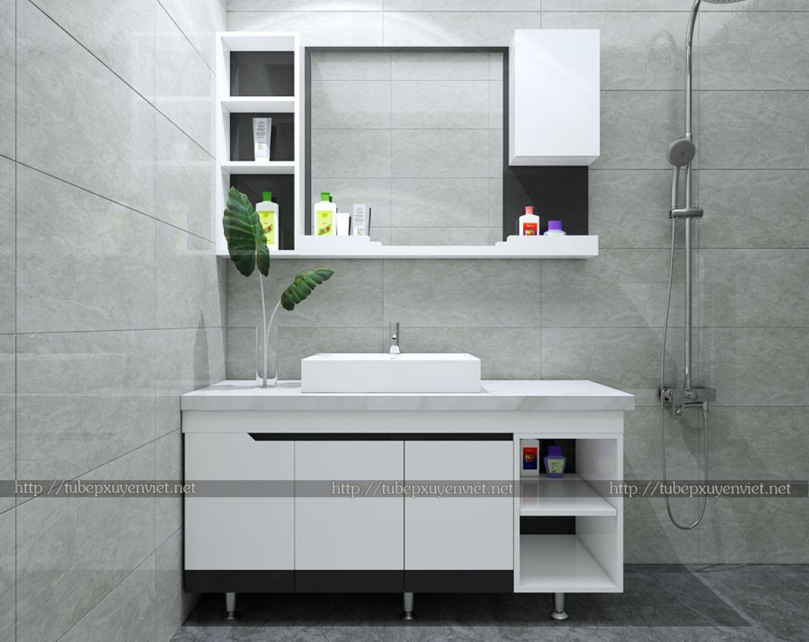 MẪU TỦ CHẬU LAVABO ĐẸP NHÀ TẮM XVL690