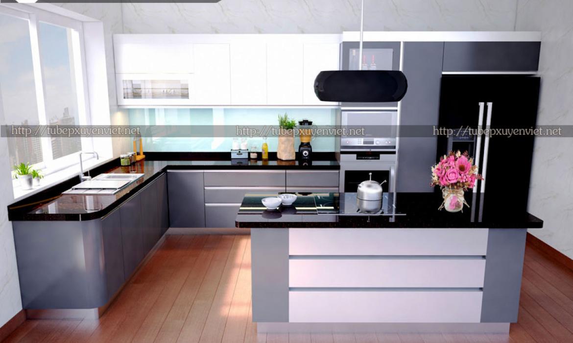Gợi ý mẫu đảo bếp thông minh cho tủ bếp đẹp hơn