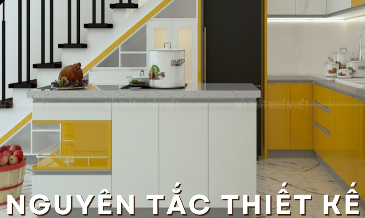 Các nguyên tắc thiết kế đảo bếp hiện đại