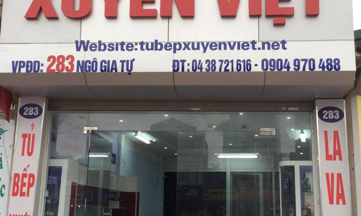 Khai trương showroom tủ bếp nhựa Xuyên Việt ở 238 Ngô Gia Tự, Hà Nội
