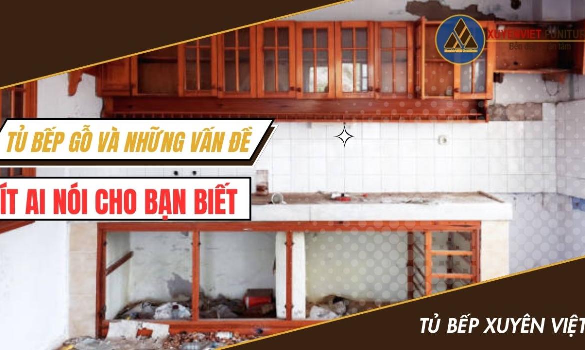 Tủ bếp gỗ và những vấn đề ít ai nói cho bạn biết