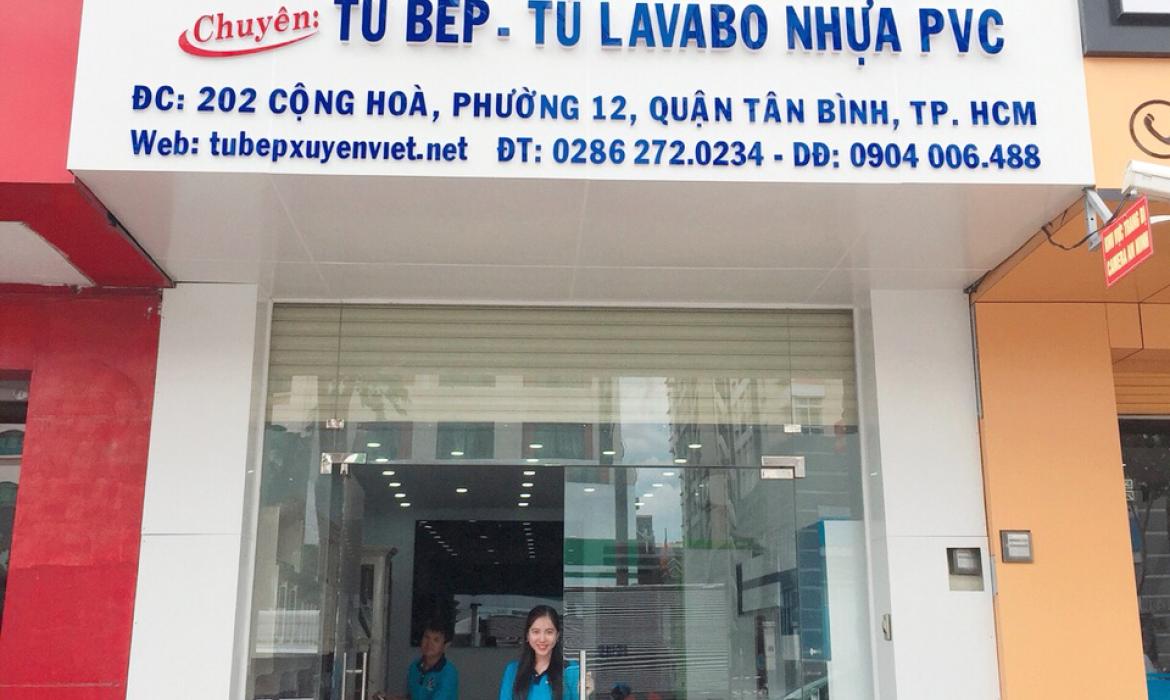 Khai trương showroom tủ bếp nhựa số 202 Cộng Hòa, Tân Bình, HCM