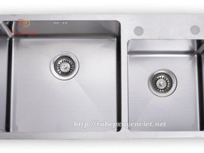 Chậu rửa đôi GJS 8047 - Inox 304 (Korean)