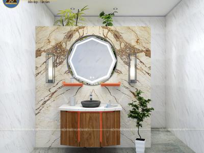 Tủ lavabo nhựa giả gỗ siêu chịu nước XVL850