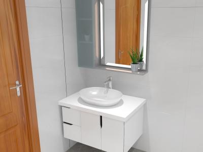 Tủ nhựa lavabo cao cấp XVL895 - chị Nhung Thủy Nguyên, Hải Phòng