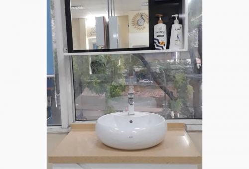 Bộ tủ chậu lavabo nhựa LBK107 ( Hàng bán sẵn)