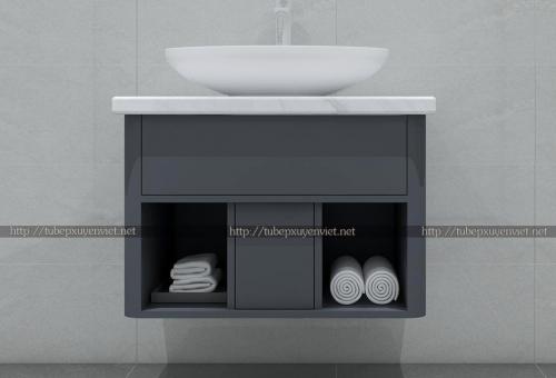 Combo 4 bộ tủ chậu lavabo nhỏ đẹp xuất sắc XVL717