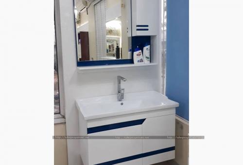 Bộ tủ chậu lavabo liền bàn LBK108 (Hàng bán sẵn)