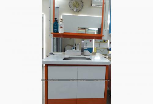 Bộ tủ chậu rửa mặt chân đứng LBK112 (Hàng bán sẵn)