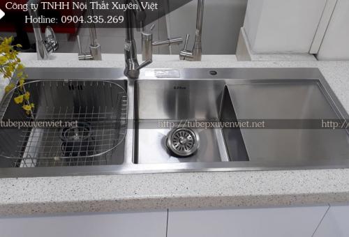 Chậu rửa đôi GJS 1150R - Inox 304 (Korean)