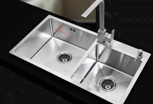 Chậu rửa đôi GJS 7246 - Inox 304 (Korean)