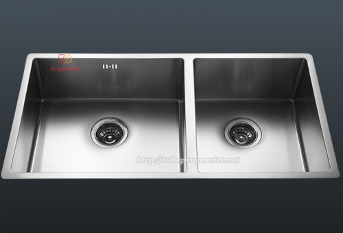 Chậu rửa đôi GJS 8145 - Inox 304 (Korean)