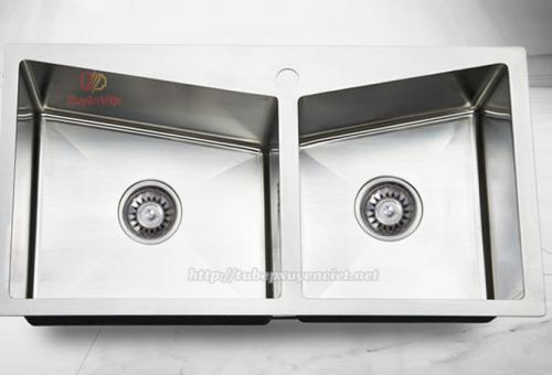Chậu rửa đôi GJS-8647 - Inox 304 (Korean)