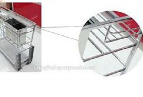 Giá gia vị inox 304 dạng hộp 3 tầng GVH