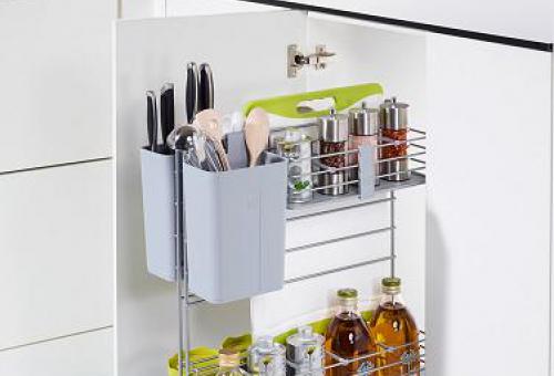 Phụ kiện bếp - Giá dao thớt gia vị khoang 300 cánh mở Hafele