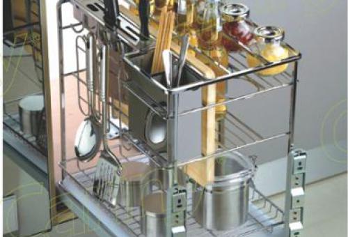 Giá dao thớt inox sợi - Cariny