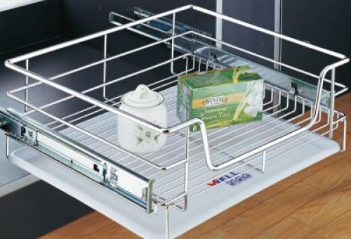 Giá rút xoong nồi inox nan - Wellmax