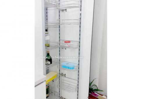 Giá tủ kho 6 tầng cánh mở, 12 rổ dạng sợi - BAT GK6TS