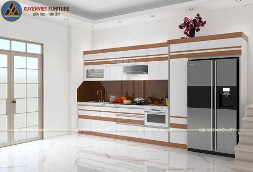 Mẫu tủ bếp đẹp hiện đại nhà chị Thanh - Hải Phòng kèm video