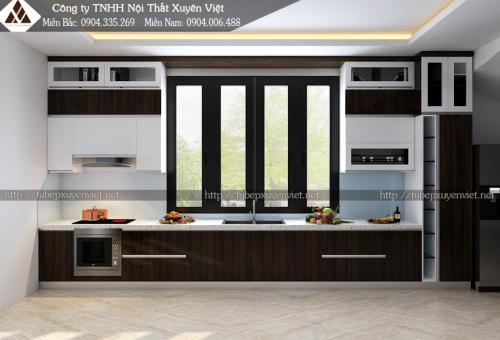 Tủ Bếp - Tủ Lavabo - Tủ Rượu nhà anh Huy - Thủy Nguyên, HP