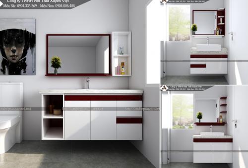 Ai yêu 3 mẫu tủ chậu lavabo rửa mặt XVL694 ?