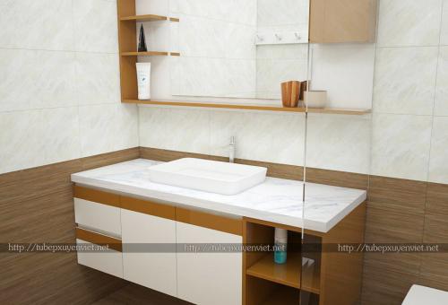 4 bộ tủ chậu rửa mặt chịu nước đặt sản xuất riêng XVL703