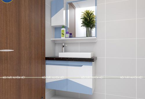 Mẫu tủ chậu rửa mặt chịu nước XLV771