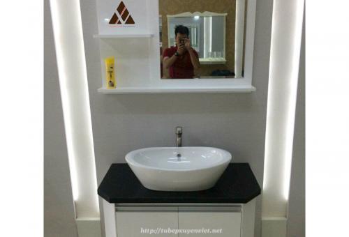 Mẫu tủ lavabo đẹp bằng nhựa XVL587 (Hàng bán sẵn)