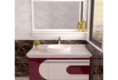 Tủ lavabo đẹp bằng nhựa XVL638