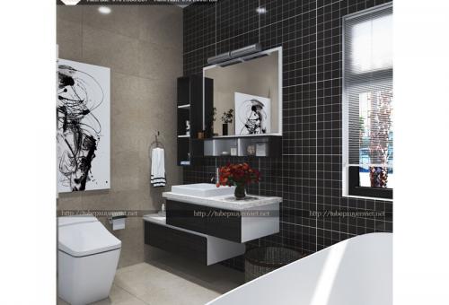 Mẫu tủ lavabo nhựa chịu nước XVL707