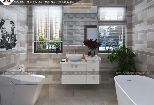Mẫu tủ lavabo nhựa cao cấp XVL706