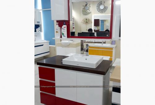 Mẫu tủ lavabo nhựa LBK104 ( Hàng bán sẵn)