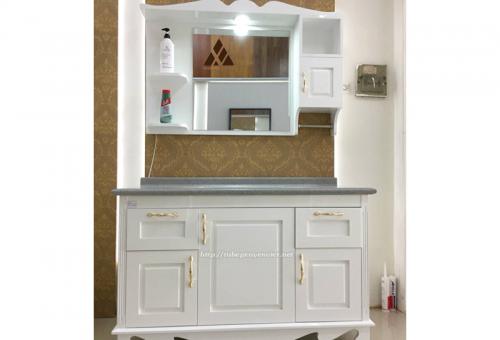 Mẫu tủ lavabo nhựa tân cổ điển XVL584 (Hàng bán sẵn)