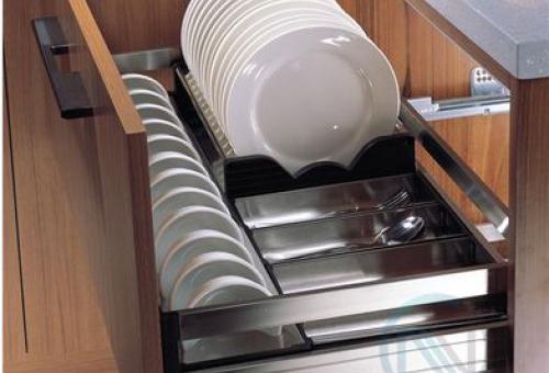 Giá bát đĩa inox hộp - NEWERA