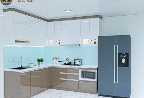 Thay thế tủ bếp mối mọt bằng tủ bếp nhựa pvc nhà chú Hải - quận 4