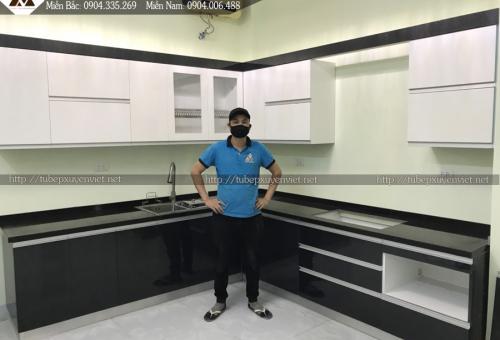 Tủ bếp Acrylic nhà anh Dương - Tôn Thất Tùng, Hà Nội