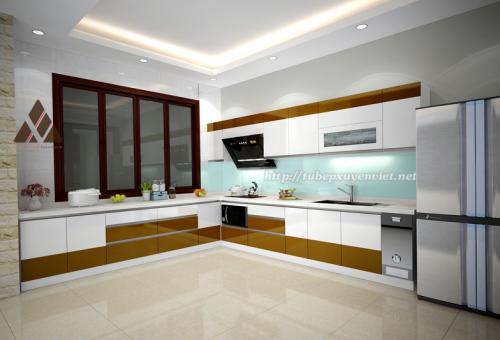 Tủ bếp đẹp cho nhà anh Quang - Bắc Ninh XV226916