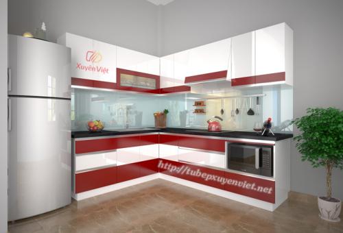 Mẫu tủ bếp chị Hạnh - Khương Trung, Hà Nội XV21216