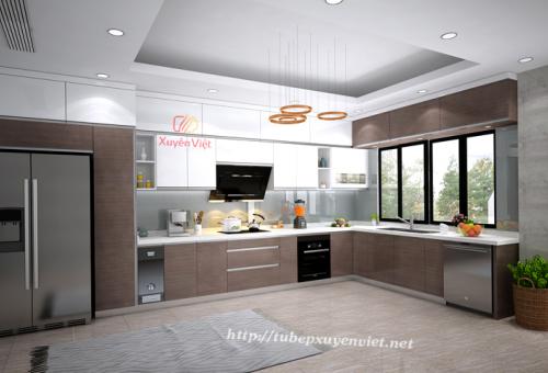 Tủ bếp cao cấp nhà anh Hải - Gamuda Yên Sở, Hà Nội XV24016