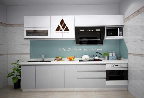 Tủ bếp đẹp đơn giản nhà cô Yến - Hải Phòng XV29016