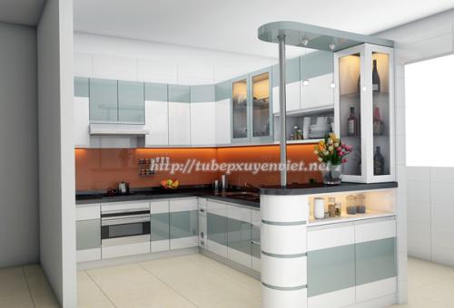 Tủ bếp hiện đại XNH004