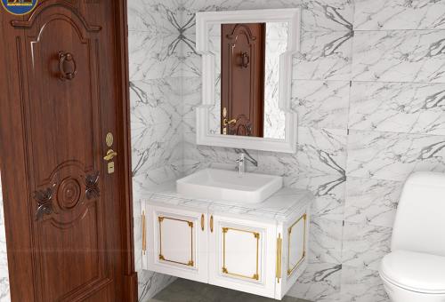 Tủ chậu lavabo tân cổ điển sang trọng, đẳng cấp XVL880