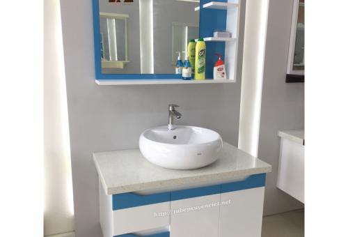 Tủ lavabo đẹp bằng nhựa XVL578 (hàng bán sẵn)