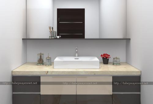 Tủ lavabo đẹp cho nhà tắm XVL653