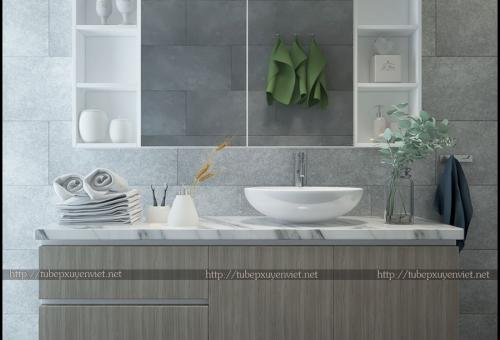 Tủ lavabo nhựa chịu nước XVL649 tại TP HCM