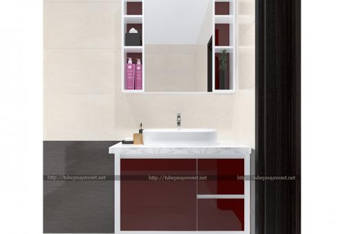 Tủ lavabo nhựa đẹp trong nhà tắm XVL668